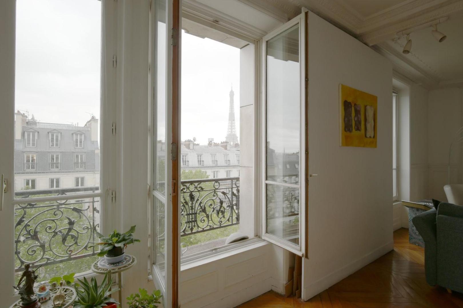 La Dame De Fer - Vue Magique Sur La Tour Eiffel Apartman Párizs Kültér fotó